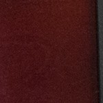 mahogany wood back/burgundy vinyl seat/black metal frame