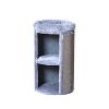 Two by Two Jackson - Off-White Scratching Cat Furniture - 25.6 in. Tall - 4 of 4