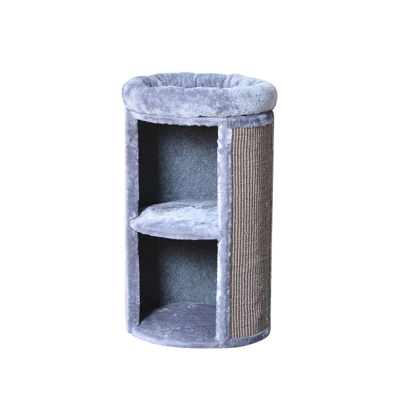 Two by Two Jackson - Off-White Scratching Cat Furniture - 25.6 in. Tall, 4 of 15