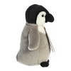 Aurora Small Eco Softies Baby Emperor Penguin Eco Nation Eco-Friendly Stuffed Animal Grey 8" - 3 of 4