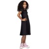 24seven Comfort Apparel Girls Flowy Short Sleeve Girls Dress - 2 of 4