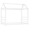 Twin Size Metal Platform Bed With House-shaped Roof, Chimney, Easy Assembly Platform Bed Frame, Twin Bed Frame, For Toddlers Kids Teens Bedroom - 2 of 4
