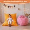Itopfox 3 in 1 Kids Bean Bag Chair Bed, Convertible Chair Folds from Bean Bag to Lounger, Child Floor Sofa for Floor Mattress with High-Density Foam - 3 of 4