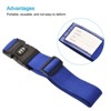 Unique Bargains Outdoor Travel Packing Accessories Adjustable Utility Straps 3 Pcs - 3 of 3