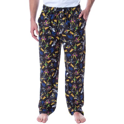 Marvel Comics Men's Spider-man Plaid Loungewear Pajama Pants Red