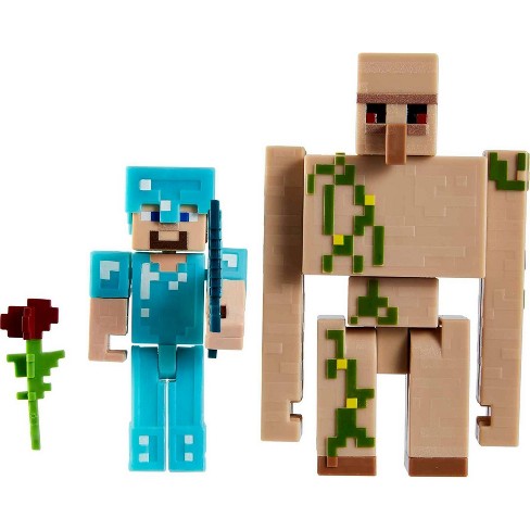 minecraft papercraft steve with iron armor