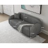 AMERLIFE Modern 3 Seater Sofa with Soft Boucle Upholstered, Comfy Cloud Couch for Living Room, Grey - 2 of 4