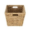 Large Hyacinth Storage Basket with Handles, 2 Pack - 4 of 4