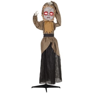 NAYSAYE Party Decoration and Accessories Halloween Doll Figurine for Holiday Decorations, Black, 23.6"*7.1"*63" - 1 of 4