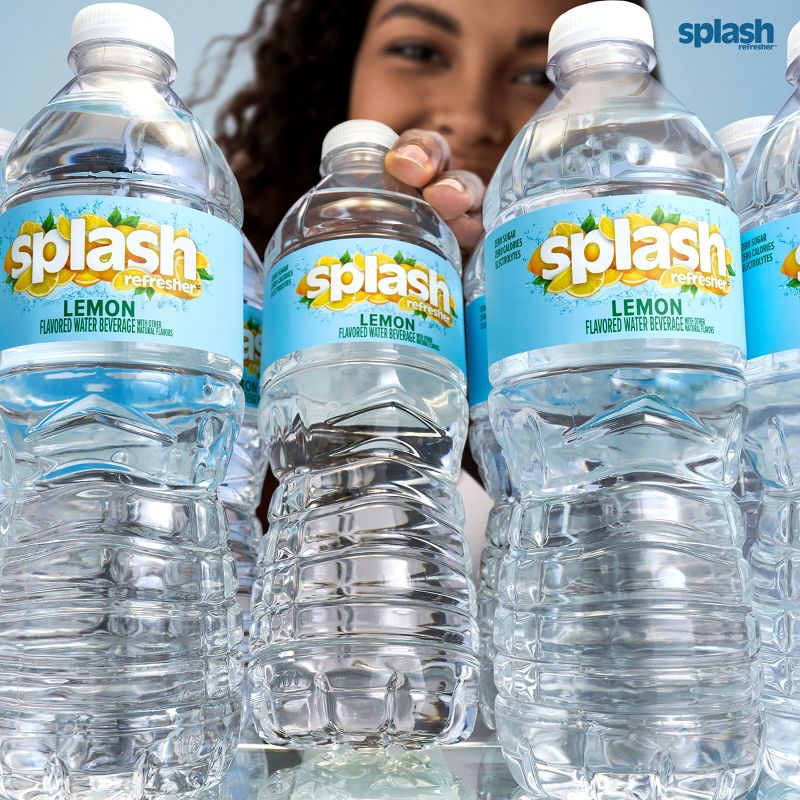 Splash Refresher Lemon Water Beverage - 24pk/0.5L Bottles, 2 of 9