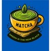 Matcha Teacup Green Is The New Black Adult Long Sleeve Hoodie - 2 of 2