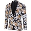 Tuxedo Jackets for Men One Button Slim Fit Formal Suits Blazer with Bow Tie Formal Blazer for Men - 4 of 4
