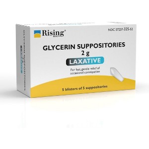 Rising Health Glycerin 2g Suppositories, 25 Ct - 1 of 4