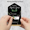 Big Dot of Happiness Mardi Gras - Masquerade Party Game Pickle Cards - Dare, Drink, Think Pull Tabs - Set of 12 - 2 of 4