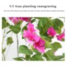 Nasitip Artificial Bougainvillea Tree, Simulation Flower with Real Touch Leaves Pre-Potted Fake Blooming Tree Plant - 4 of 4
