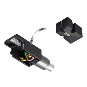 Denon DLA110GS 110-year Anniversary Edition MC Turntable Cartridge with Premium Headshell (Silver Graphite) - 1 of 4