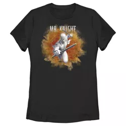 Women's Marvel: Moon Knight Mr. Knight Sandstorm  T-Shirt - Black - Medium