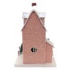 Cody Foster 14.5 Inch Merry Christmas House Light Up Vintage Look Holiday Village Buildings - 2 of 4