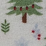 deer, trees, & snow
