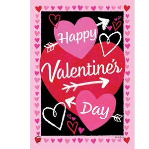 Briarwood Lane Valentine's Garden Flag 12x18 For Outdoor Cupid's Hearts For Valentine's Garden Flag Flags For Outside - 1 of 3