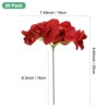 Unique Bargains Plastic Durable Realistic Reusable Silk Hydrangea Flowers with Stems for Home Decor/Wedding 9.84 In - 3 of 4