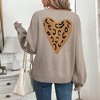 Women's Knit Cardigan Sweaters Fall Winter Clothing Tie Front Bow Long Sleeve Jacket Coats - 4 of 4