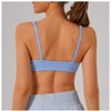 Garvee Womens Spaghetti Strap Sports Bra Scoop Neck Replaceable Chest Pads Yoga Workout Crop Top - 4 of 4