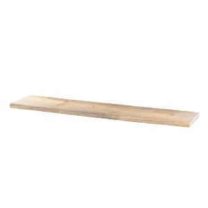 RESTORE Driftwood Tan 36 in. Wood Shelf (Wood Only) by Pipe Decor - 1 of 4