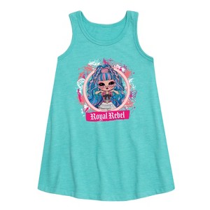 - LOL Surprise! - Royal Rebel Graphic Sleeveless Aline Dress - 1 of 3