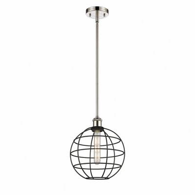 Lake Placid - 1 Light Stem Hung Pendant In Industrial Style-12.5 Inches Tall and 10 Inches Wide