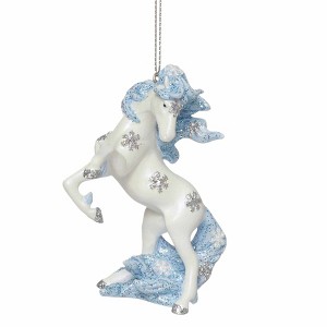 Trail Of Painted Ponies 2.5 Inch Winter Wonderland Ornament Artist Gina Norman Tree Ornaments - 1 of 3