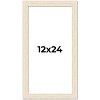 PosterPalooza | 12x24 Wide Barnwood Picture Frame, UV Acrylic, 6 Finishes - Grey, Brown, White, and Black - 2 of 4