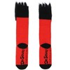 Cat In The Hat Socks Fuzzy Top Knee-High Socks OSFM - 3 of 4