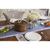 Nambe Nara Acacia Wood Salad Bowl with Alloy Handle Servers - 3 of 4