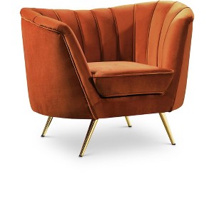Meridian Furniture,Margo Velvet Chair - 1 of 4