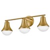 Lark Haddie 3 - Light Vanity in  Lacquered Brass - 2 of 4