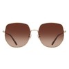 Jimmy Choo JC 4006HB 300613 Womens Phantos Sunglasses Pale Gold 58mm - 2 of 3