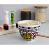Boom Trendz Bowl Bop Noodle Collage Japanese Dinner Set | 16-Ounce Ramen Bowl, Chopsticks - 4 of 4