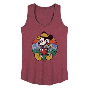 Women's - Disney - Mickey & Friends Graphic Racerback Tank - 1 of 4