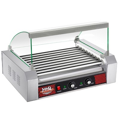 Hot Dog Warmer 9-olle Countetop Hot Dog Machine With Tempeed Glass