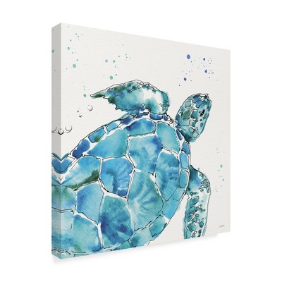 Trademark Fine Art -anne Tavoletti 'deep Sea Ix' Canvas Art : Target