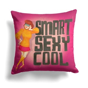 Warner Bros. Scooby-Doo Nerds Cool Throw Pillow 18x18 Inches - 1 of 2