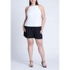 ELOQUII Women's Plus Size Square Neckline Tank - 4 of 4