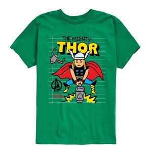 Boys' - Marvel - Thor Doodle Short Sleeve Graphic T-Shirt - 1 of 4