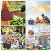 3pc Grocery Shopping Tote Bags - HOMLUX™: Foldable, Reusable - 3 of 4