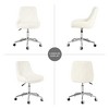Ridstar Modern Adjustable Swivel Office Chair For Vanity & Office-Beige - 4 of 4