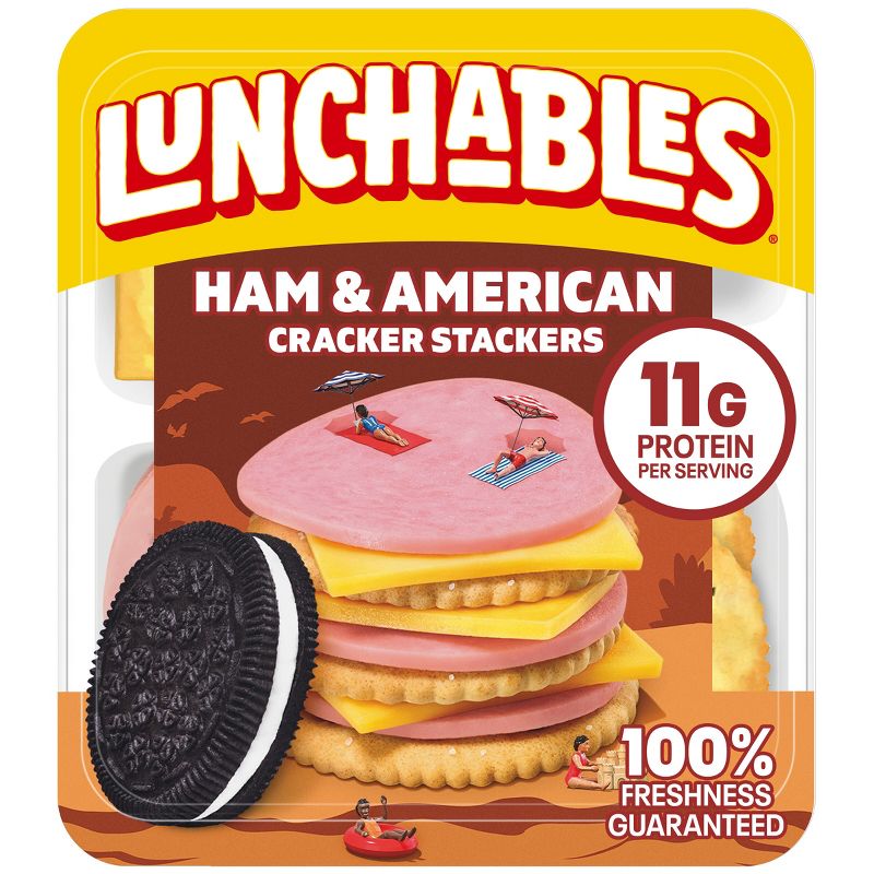 Lunchables Ham &#38; American Cheese - 3.2oz, 1 of 14