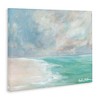 Stupell Industries Peaceful Beach Foam Shore Scenery Canvas Art - 2 of 4
