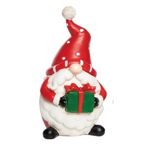 Transpac Resin 6 in. Multicolored Christmas Happy Holidays Gnome Figurine - 1 of 2