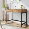 Computer Desk, Dressing Table With 2 Drawers,Work Table Home Office Table - 2 of 4